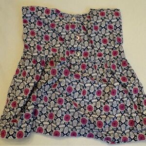 Tucker + Tate Kids Floral Blouse in Pink and Navy